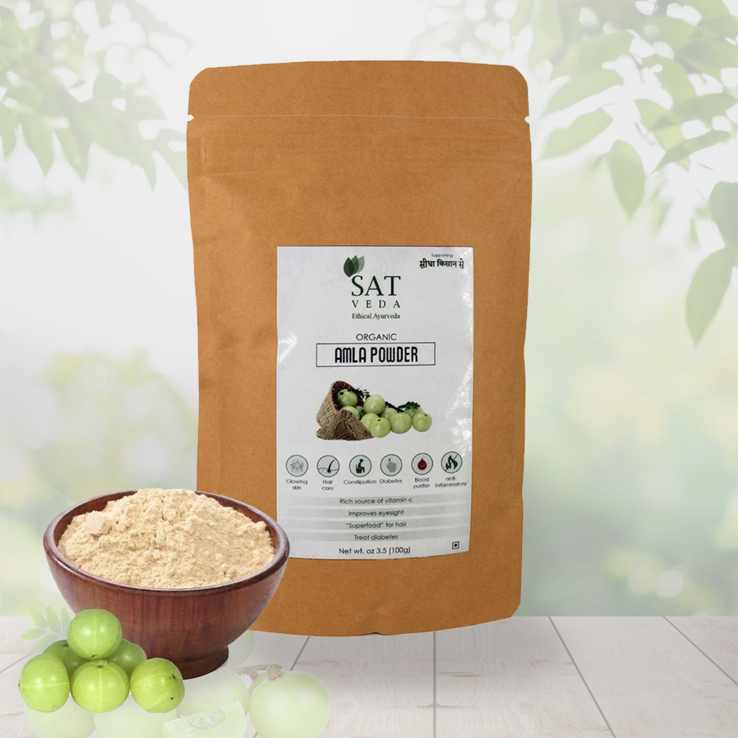 Satveda Organic Amla Powder 100 Grams