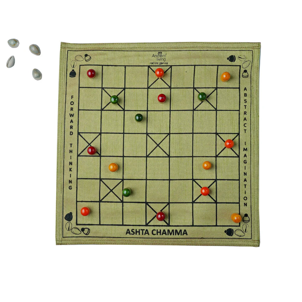 Ancient Living Games Odd Square Cowrie (Asta Chemma)