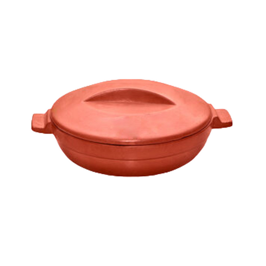 Clay Kadai - 1.5 Liters | Eco-Friendly, Traditional Cookware for Healthy and Flavorful Cooking"