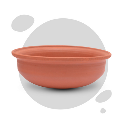 Clay Sonera Handi - 2 Liters | Eco-Friendly, Traditional Cookware for Flavorful Cooking