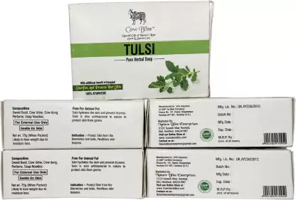 Cow Bliss Tulsi Herbal Soap