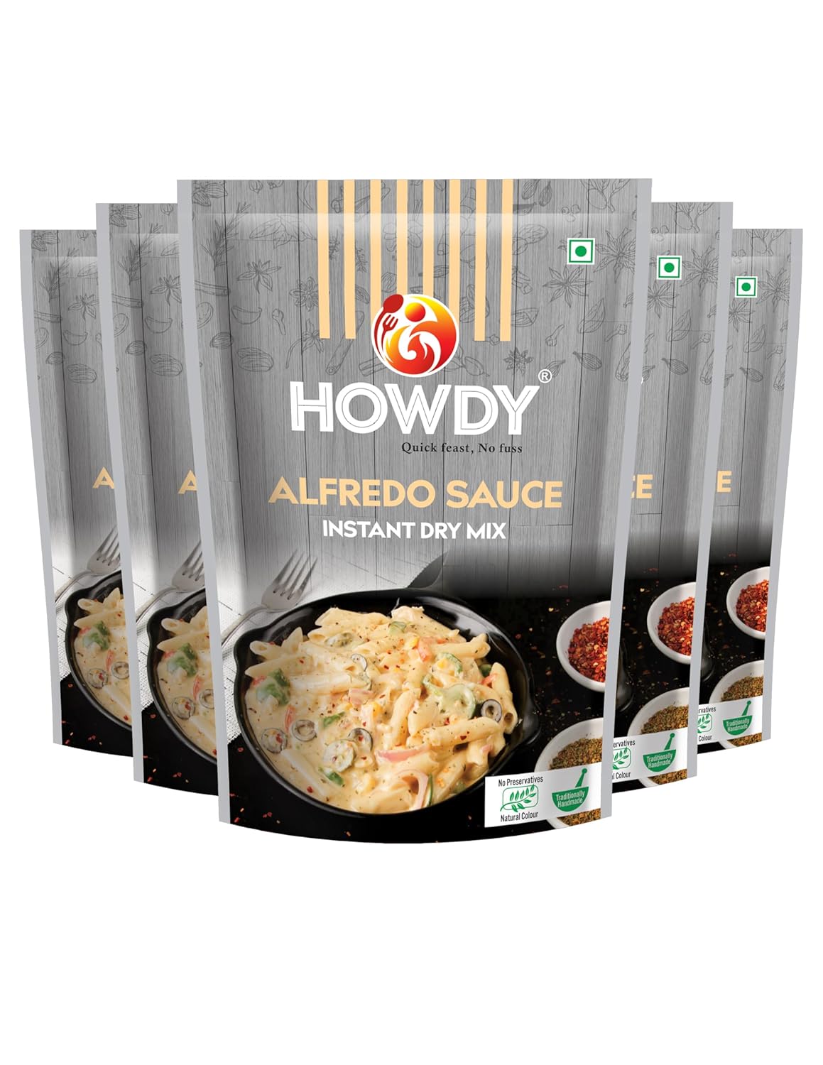 Howdy Alfredo Sauce - 50 Grams