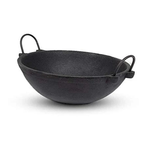 Cast Iron Cookware Kadai 10.5 Inches