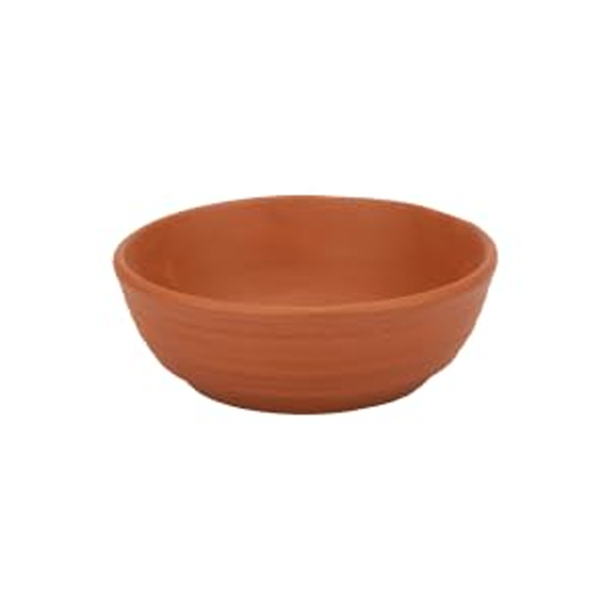 Round Earthen Clay Bowls - 250 ml, Set of 6 | Eco-Friendly, Natural Design for Healthy Dining