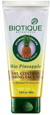 Biotique Bio Pineapple Oil Control Foaming Face Wash Normal To Oily Skin 50 Ml