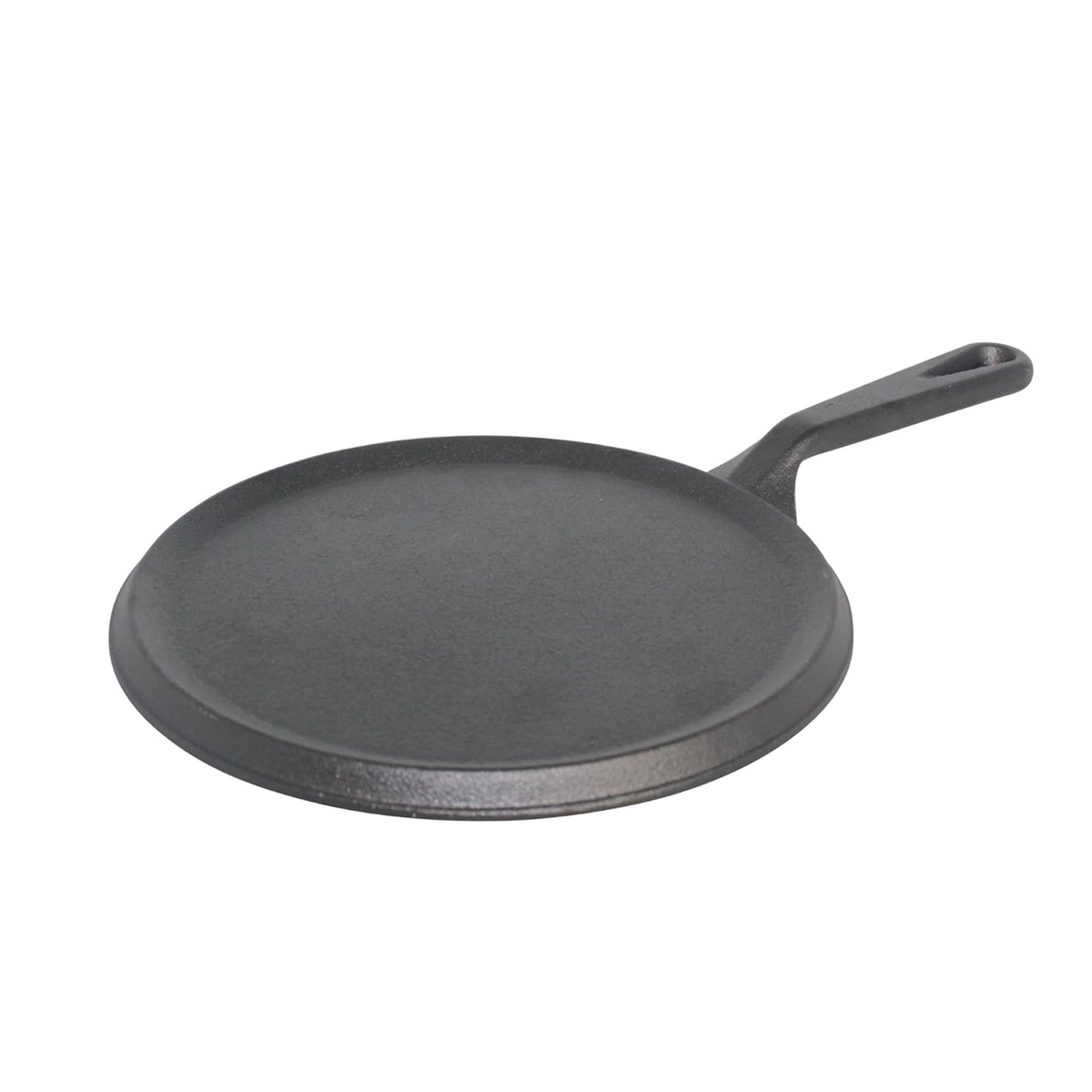 Cast Iron Pizza Pan with Handle | Pre-Seasoned Skillet for Crispy Crusts