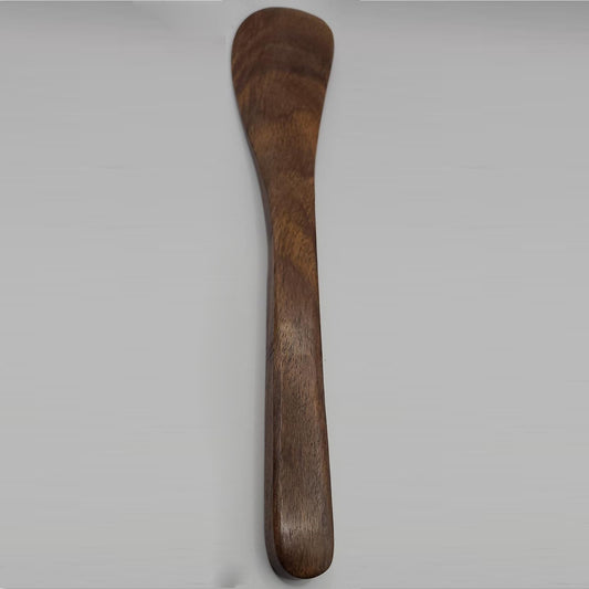 Wooden Flat Fry Serving Spoon