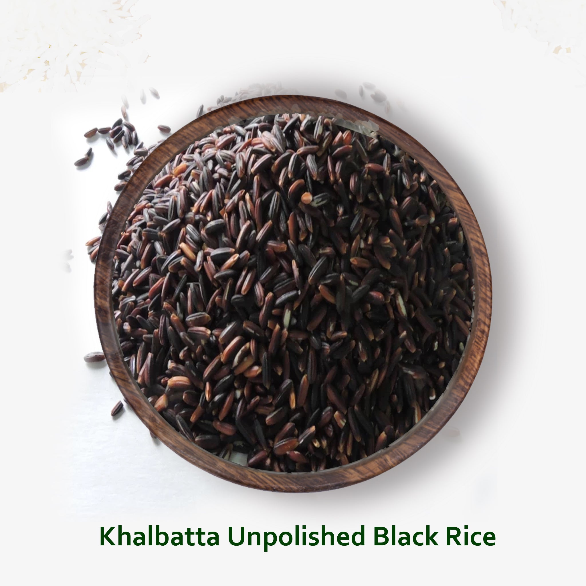 Kalabatta Unpolished Black Rice 1 Kg – Cow and Farmer